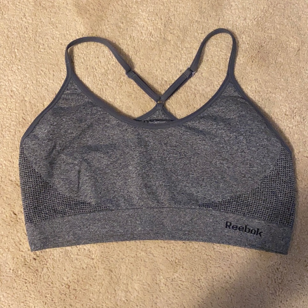Reebok Dark Gray Sports Bra